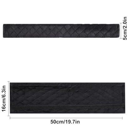 Amooca Soft Automotive Seat Belt Cover Seatbelt Shoulder Pad Neck Protector Cushions Universal Fit SUV Trucks Backpack Black Extra Long 19.7in - color: Black, size: 19.7in-1pc