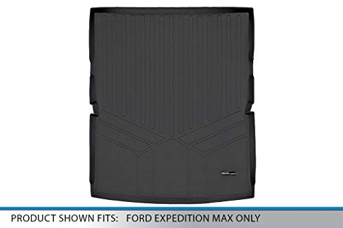 SMARTLINER All Weather Custom Fit Cargo Trunk Liner Floor Mat Behind 2nd Row Compatible with 2018-2025 Ford Expedition Max