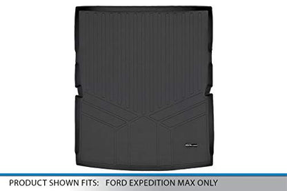 SMARTLINER All Weather Custom Fit Cargo Trunk Liner Floor Mat Behind 2nd Row Compatible with 2018-2025 Ford Expedition Max