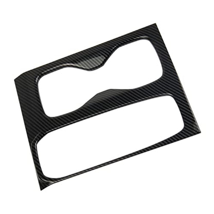 Carbon Fiber Center Console Gear Shift Cupholder Panel Cover Trim for Nissan Frontier 2022-2026