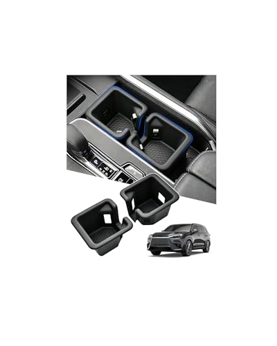 Cup Holder Inserts for 2024-2026 Lexus TX (TX350 TX500h TX500h+), Silicone Non-Slip Cup Holder Coaster Liner, Anti-Spill & Noise Reduction, Easy Clean Car Interior Accessories - size: For LEXUS TX 24-26