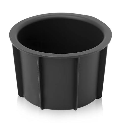 Front Console Cup Holder Insert Fit for 4RUNNER 2010-2021 Replace 66991-35030 1Pc Black,Easy to Install