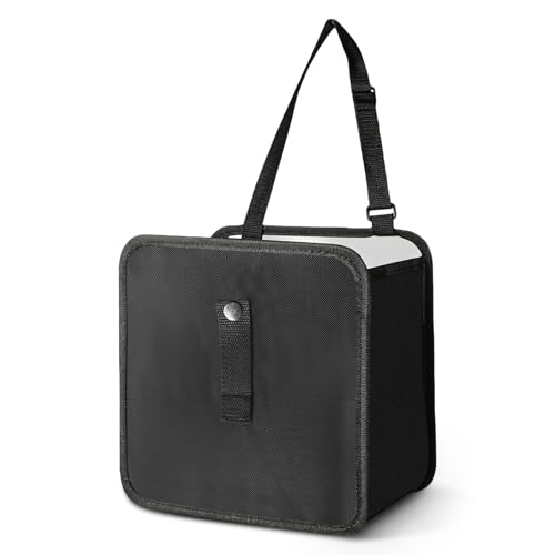 Car Trash Can, Car Trash Bin, 2.8 Gallons Large Capacity Automotive Trashcan Storage Bag, Auto Accessories Leak-Proof Waterproof Automotive Storage Container Universal for SUV Truck RV (Large) - color: Large
