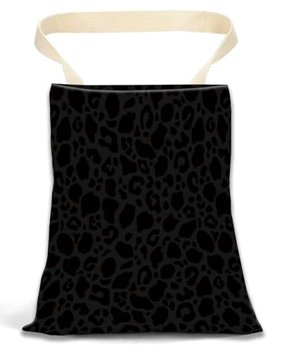 Car Garbage Can, Car Trash Bag, Car Garbage Bag, Hanging Car Trash Can for Car Accessories, Vehicle, Travelling, Camping, Cute Car Back Seat Organizer, Luxury Black Leopard - color: Luxury Black Leopard