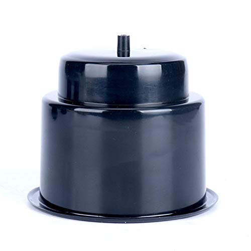 (Set of 5) Amarine-Made Black Recessed Drop in Plastic Cup Drink Can Holder with Drain for Boat Car Marine Rv - Black - size: 5