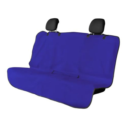 Car Towel Seat Cover, Waterproof Sweating Non-Slip Premium Soft Towel Carseat Protector, Universal Machine Washable Car Truck SUV Front Seat Cover for Gym Workout Beach Hiking (Blue, Rear) - color: Blue, 1pc, Rear