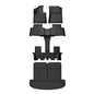 HAFIDI® Floor Mats & Cargo Liner Set Fit for 2026-2021 Kia Sorento 6/7 Seats (Not Fit Hybrid & PHEV) All Weather Protection TPE Anti-Slip Automotive Full Set Floor Liners Custom Accessories - Black - style: 7) For Sorento 2021-2025 Full Set