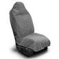 Car Towel Seat Cover, Waterproof Non-Slip Bucket Seat Protector for Running Swimming Hiking, Universal Machine Washable Front Seats Towel Protective Cover for Car SUV Truck (Gray)