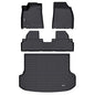 AIPOIL® Floor Mats & Cargo Liner Set for 2010-2015 Lexus RX RX350 RX450h All Weather Protection TPE Anti-Slip Automotive Full Set Custom Car Mats Accessories - Black - style: 15) For RX 2010-2015 Full Set
