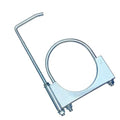 4" Heavy-Duty Universal Exhaust Clamp with Hanger, Exhaust Pipe Muffler Hanger for Cars, Trucks - size: 4"