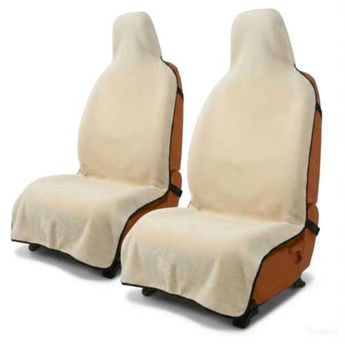 Car Seat Covers, 2PCS Premium Auto Seat Towel Fit Cars SUV Trucks, Ideal Gift for Active People Who Work Sweat Swim Run Beach, Tan - color: Tan, size: 2packs