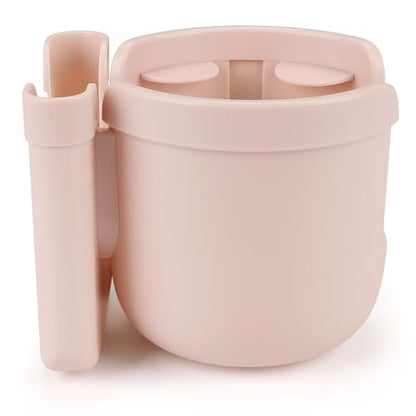 Accmor Stroller Cup Holder with Phone Holder, Bike Cup Holder, Universal Cup Holder for Uppababy Nuna Doona Strollers, 2-in-1 Cup Holder for Walker, Wheelchair, Scooter - color: All Crystal Pink
