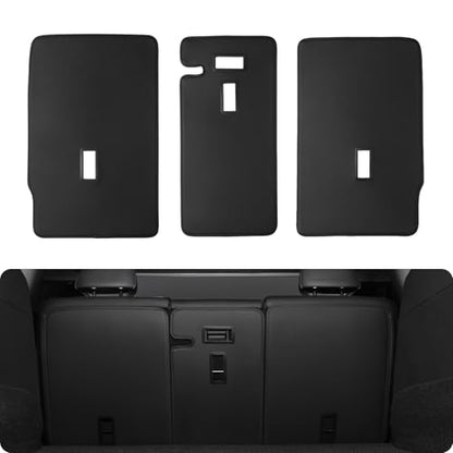 BASENOR 2020-2024 Tesla Model Y Rear Seat Back Cover All Weather Second Row Seats Back Liner Protector Rear Backrest Cover Mats Proprietary Design for 5-Seater Model Y 3PCS - size: 2020-2024 Model Y