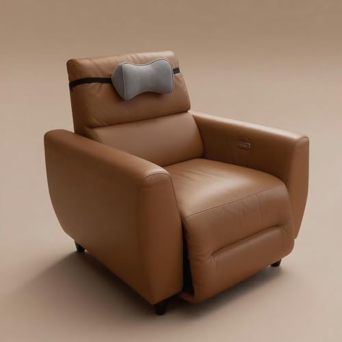 Carwales Car Neck Pillow Recliner Headrest Pillow for Couch Office Chair Memory Foam Lower Back Lumbar Pain Relief Ergonomic Design Extension Adjustable Strap Fits Driving Car (Gray) - color: Gray