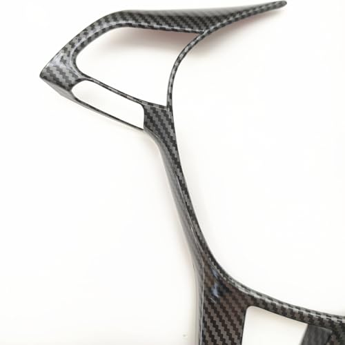 Sport Style Carbon Fiber Print Steering Wheel Cover Trim for VW Volkswagen Atlas Tiguan Golf Jetta Passat - color: A