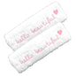 Hello Beautiful Seat Belt Strap Cover Pad, Cute Inspirational Interior Car Accessories Decor, Auto Car Vehicle SUV 2026, White Fluffy Shoulder Neck Cushion Protector for Women Girls, 2 PCS