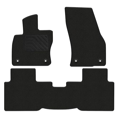 Carpet Floor Mats Fit for VW Tiguan 2018-2024, Custom Fit All Weather Anti-Slip Waterproof Floor Liners - 3pc