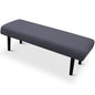 Stretch Bench Seat Cover, Reusable Slipcover for Dining Room & Bedroom, Removable Washable Rectangular Bench Covers, Elastic Fit for Home Furniture(Metallic grey) - color: Argyle Metal Ash