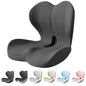 Back and Seat Cushion, Car Seat Cushion, Soothe+ Cushion, Memory Foam L-Shaped Integrated Seat Cushions Lumbar & Lower Back Support for Office Chair, Car (Black-C) - color: Black-c