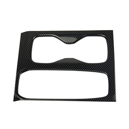Carbon Fiber Center Console Gear Shift Cupholder Panel Cover Trim for Nissan Frontier 2022-2026