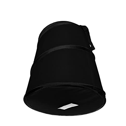 FH Group Automotive Waterproof Portable Collapsible Large Trash Can Garbage Container fits Most Cars,‎Polyethylene,SUVs, and Trucks Black - color: Black, style: Large