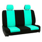 FH Group FB050012 Flat Cloth Seat Covers (Mint) Rear Set – Universal Fit for Cars Trucks & SUVs - color: Mint