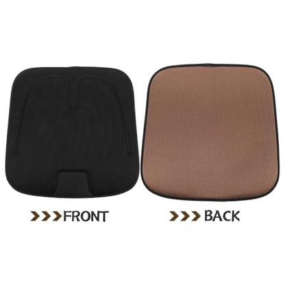 Breathable Anti-Slip Car Seat Cushion Pad with Honeycomb Ventilation for All-Season Use, Front Vehicle Seat Protector Mat for Driving Comfort