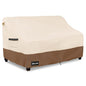 ANartcle 3-Seater Patio Sofa Cover,79W x 37D x 35H Inches Outdoor Couch Cover,100% Waterproof Heavy Duty Patio Sofa Covers,Patio Furniture Covers,Beige&brown - color: Sofa-Beige&brown, size: 79"W x 37"D x 35"H
