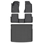 GINOWY- Floor Mats & Cargo Liner for Dodge Hornet 2023 2024 2025 GT/GT Plus & R/T Plug-in Hybrid, TPE All Weather Protection 2024 Hornet Car Mats, Non-Slip Trunk Mat Waterproof Floor Liners Black - style: 7) for Dodge Hornet 2023-2025 Full Set