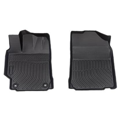 All-Weather TPE Rubber Floor Mats Compatible with 2015 2016 2017 Toyota Camry, Custom Fit Full Car Carpet Liners Set (Black)