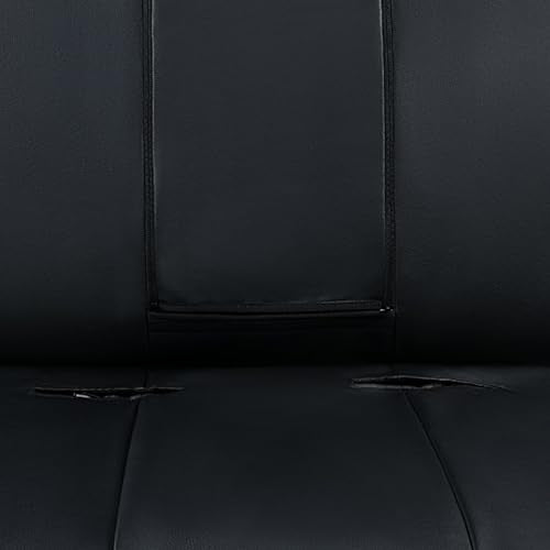 Flying Banner Neoprene Rear Bench car seat Covers car seat Protectors Split 40/60 60/40 (Cow Print & Black, Neoprene) - color: Cow Print & Black, size: Neoprene