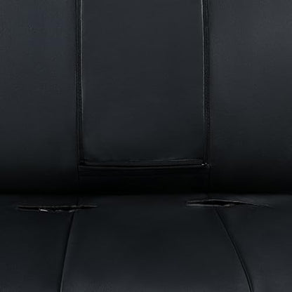 Flying Banner Neoprene Rear Bench car seat Covers car seat Protectors Split 40/60 60/40 (Cow Print & Black, Neoprene) - color: Cow Print & Black, size: Neoprene