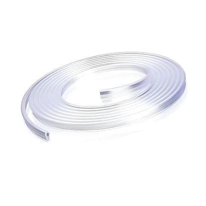 Automotive Door Entry Guard, 16.4Ft No Glue Transparent Car Door Edge Protector Strip, Anti-Miso Rubber Edge Trim for Cars, Trucks, SUVs, ATVs (White)