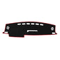 X AUTOHAUX Car Dashboard Cover Nonslip Black Red Sun Pad for Toyota RAV4 2013-2018