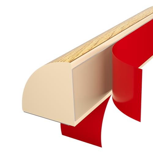 Flexible Quarter Round Molding, Mini Peel and Stick Rubber Trim Moulding(118Inch) - color: Wood Grain, size: 10 Feet
