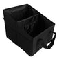 Trunk Organizer - Car Seat Organizer Front or Backseat Organizer for Travel, 16L Waterproof Foldable Car Organizer for SUV & Sedan, 1680D Oxford Polyester (black)