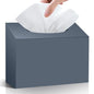 Acrylic Hand Towel Box Cover Compatible with Kleenex Disposable Hand Towels Wall-Mounted Paper Towel Dispenser Suitable for Tabletop, Bathroom, Car, and Office Use Valentine's Day Gifts (Grey) - color: Grey