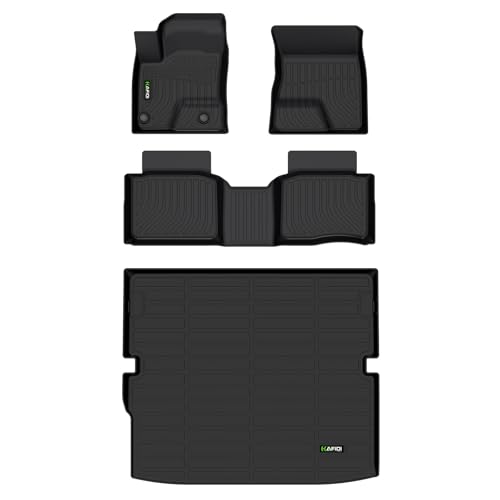 Floor Mats & Cargo Liner for Mitsubishi Outlander PHEV 2023-2024 2025 Custom Fit Full Set, All Weather Car Accessories - style: 7) For Outlander PHEV 2023-2025 Set