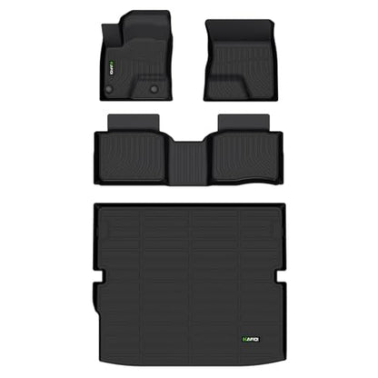 Floor Mats & Cargo Liner for Mitsubishi Outlander PHEV 2023-2024 2025 Custom Fit Full Set, All Weather Car Accessories - style: 7) For Outlander PHEV 2023-2025 Set