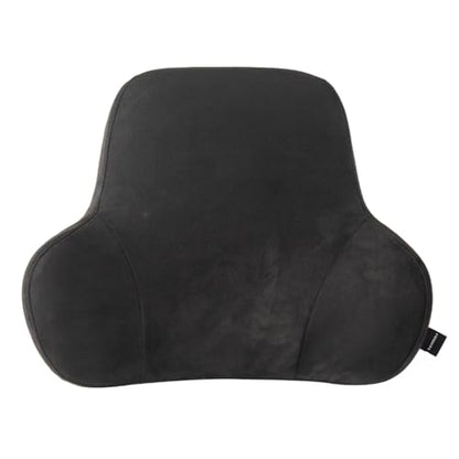 Lumbar Support Pillow for Car, Soft Memory Foam and Suede Cover, Back Support for Car Drivers and Passengers