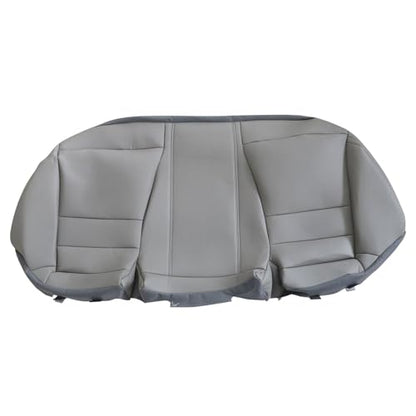 NLQR Back Car Seat Cover, Rear Bench Bottom Vinyl Cover Gray Compatible with Honda Accord 2008 2009 2010 2011 2012 - color: Gray
