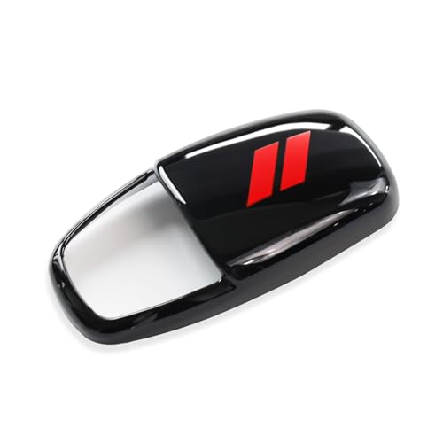 for Dodge Charger 2015-2023 Challenger 2015-2024 Durango 2016-2026 Accessories Interior Protector Gear Shift Knob Cover Trim Protector Cap (Glossy Black+red) - color: glossy black+red