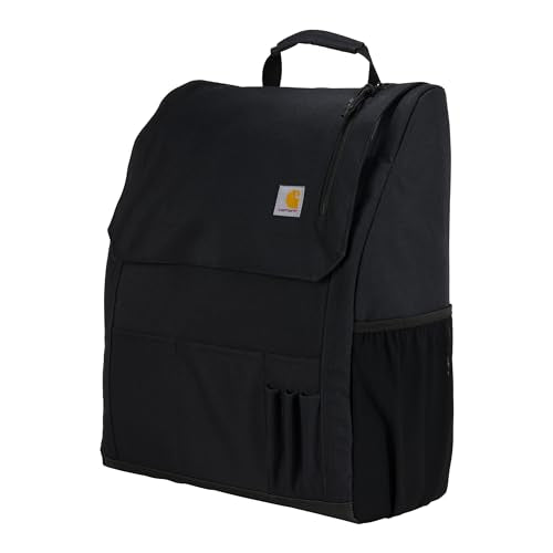 Carhartt Universal Front Seat Organizer, Tool and Equipment Organizer for Automotives, Black, One Size - color: Black