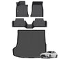 ANBINGO®Custom Genesis G70 RWD Floor Mats 2019-2026,for Genesis G70 Car Weather Mat All Weather Mats for G70 TPE Car Matt Rugs for G70 Rubber Trunk Carpet for G70 - size: For G70 RWD 2019-2026 /Set