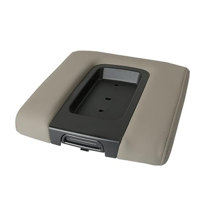 Front Seat Center Console Armrest Lid Beige Compatible with 2014-2019 Chevrolet Chevy Silverado Suburban Tahoe GMC Sierra Yukon XL Replaces 22881398 - color: Beige Armrest Lid