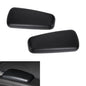 2 PCS Car Door Elbow Armrest Pads, Scratch-Resistant Soft Leather Knee Cushion for Leg Support, Car Interior Center Console Support Pillow, Universal for Most Vehicles (Black)