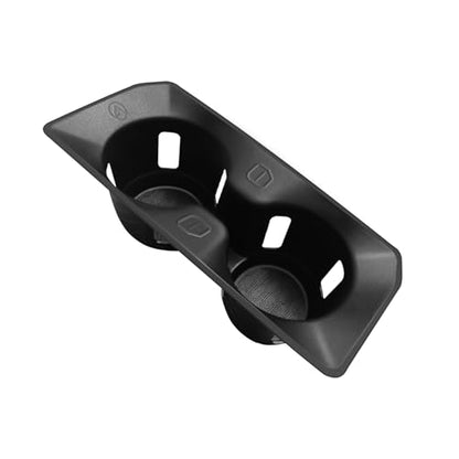 Muslogy Center Console Cup Holder Inserts Compatible with 2021-2025 2026 Ford F150 F-150 Accessories Middle Console Drink Holder Liner TPE Organizer Non-Slip Drink Stopper(Bucket Seat Only) - size: 2021-2025 F150 Bucket Seat Only