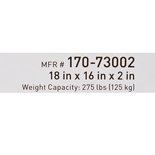 McKesson Seat Cushion for Wheelchairs and Office Chair, Foam/Gel, 18 in x 16 in x 2 in, 4 Count - size: 18x16x2 Inch (Pack of 4)