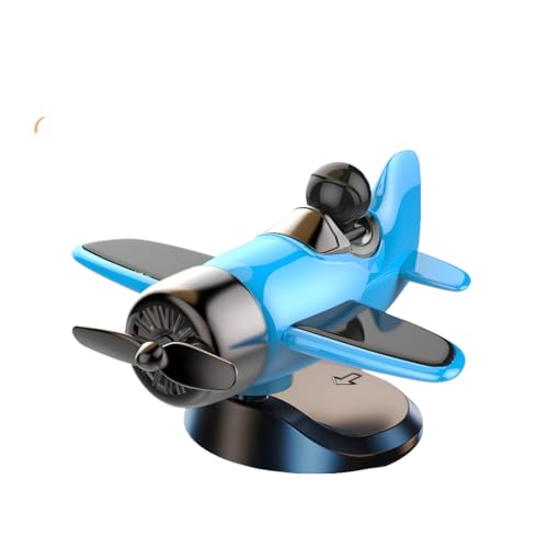 A solar-powered,quiet-rotation car ornament relieves fatigue, car decorations adds driving fun.Suitable for all cars.Perfect for any sunny spot - color: blue