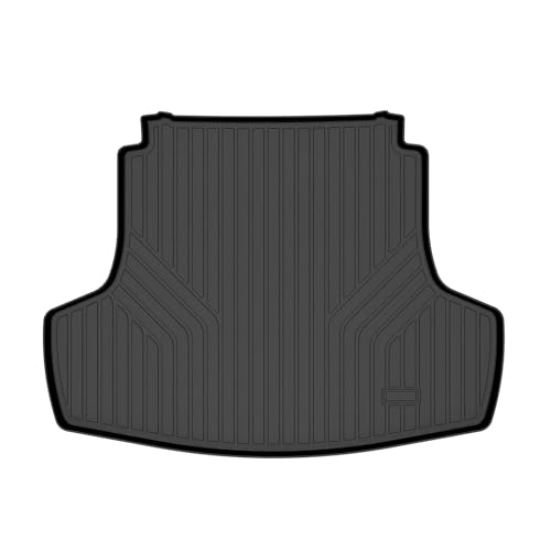 GINOWY-Cargo Liner for Kia K5 2021-2025 2026(Only FWD Models), Cargo Mat for Hyundai Sonata 2020-2026, TPE All Weather K5 Trunk Mat Waterproof Easy to Clean Non-Slip Durable Black - style: For KIA K5 2021-2026